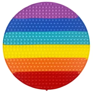 40cm Round Fidget Pop up Toy Rainbow Colour