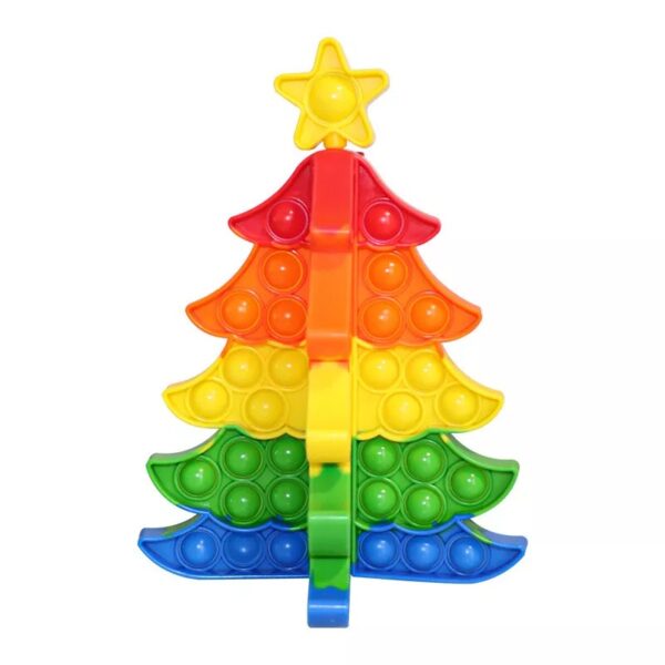 Xmas pop up fidget tree in multi color